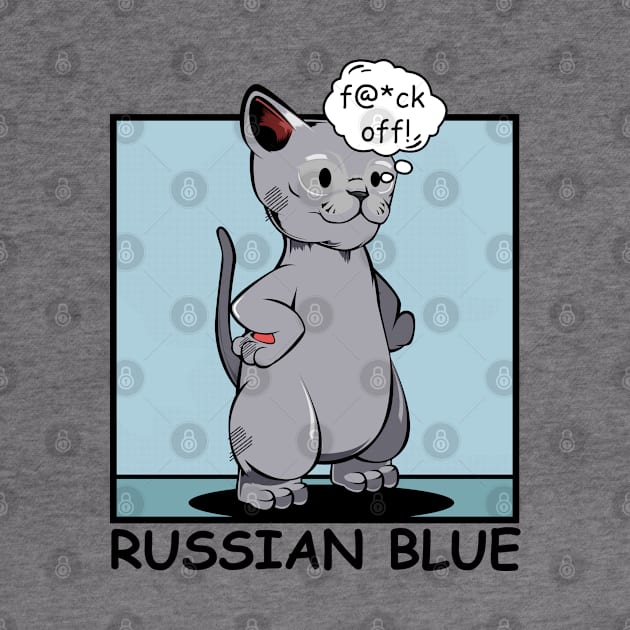 Russian Blue Cat by Lumio Gifts